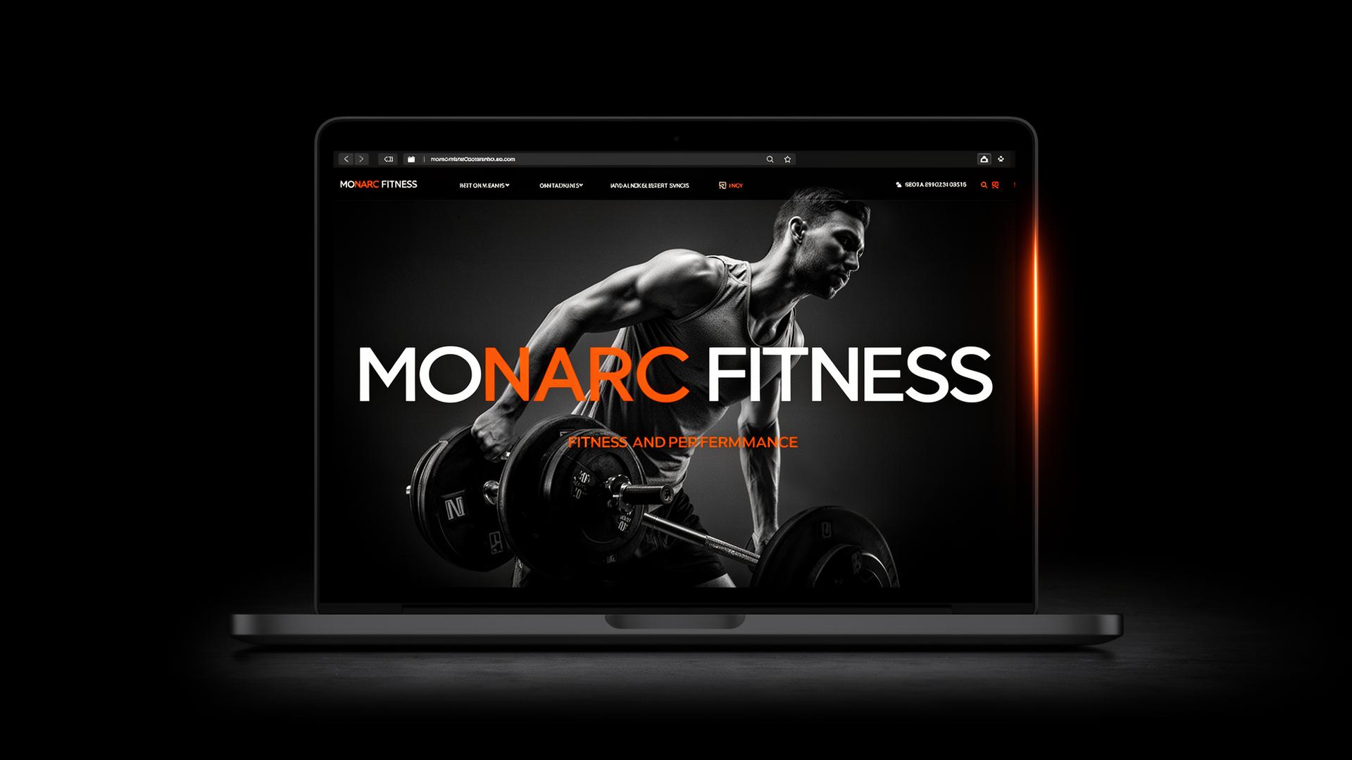 Monarc Fitness — concept brand · web project